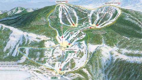 June Mountain Trail Map